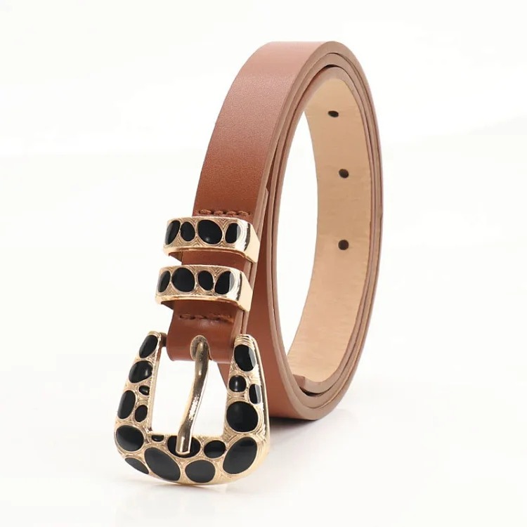 Leopard Buckle Hot Girl Y2K Millennial Style Jeans Belt