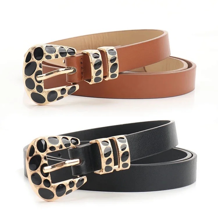 Leopard Buckle Hot Girl Y2K Millennial Style Jeans Belt