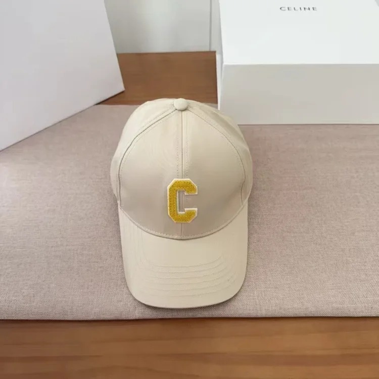 2026 Big C Three-dimensional Letter Baseball Cap Fashionable and Versatile Couple Peaked Cap Men's and Women's Sun Hat Trendy