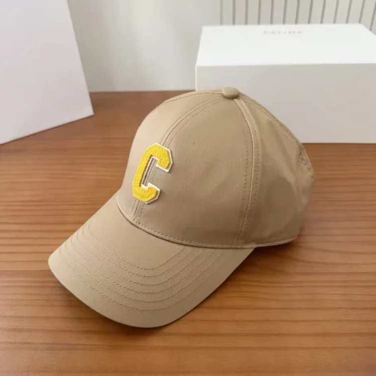 2026 Big C Three-dimensional Letter Baseball Cap Fashionable and Versatile Couple Peaked Cap Men's and Women's Sun Hat Trendy