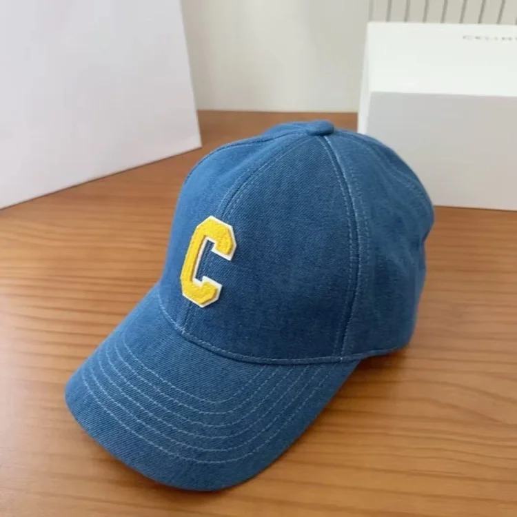 2026 Big C Three-dimensional Letter Baseball Cap Fashionable and Versatile Couple Peaked Cap Men's and Women's Sun Hat Trendy