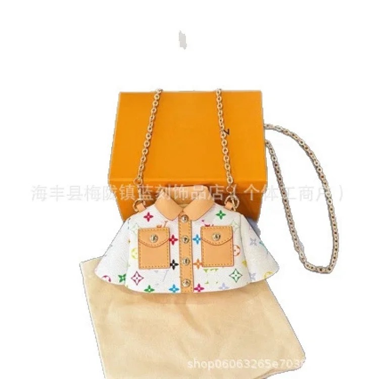 Small clothes crossbody chain bag, fashionable and trendy personalized crossbody bag, foreign style funny jacket, shoulder bag, ready for sale