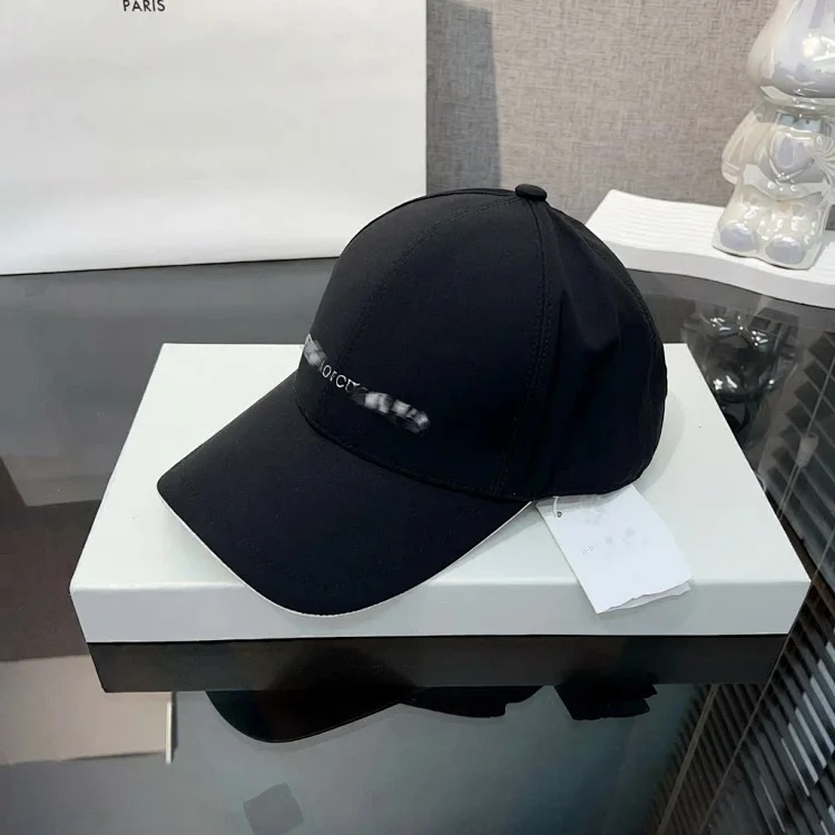 Hat new double-layer hard top versatile fashion casual embroidered peaked cap trendy baseball cap outdoor high-end men and women