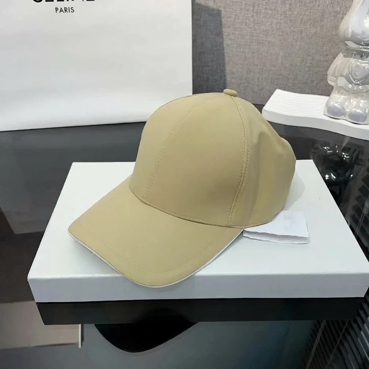 Hat new double-layer hard top versatile fashion casual embroidered peaked cap trendy baseball cap outdoor high-end men and women