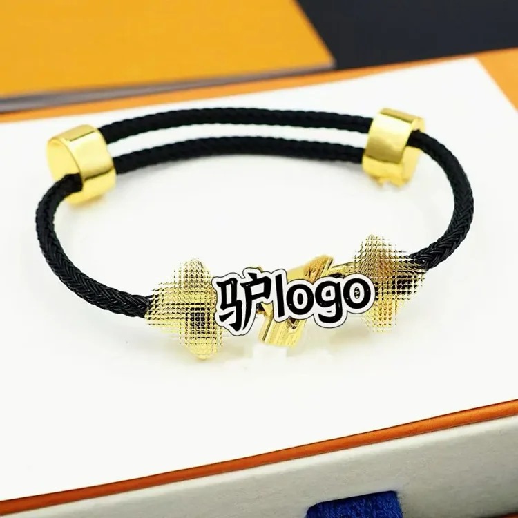 Popular European and American fashion, simple and personalized hand rope bracelets, foreign trade men's and women's temperament versatile bracelets and bracelets