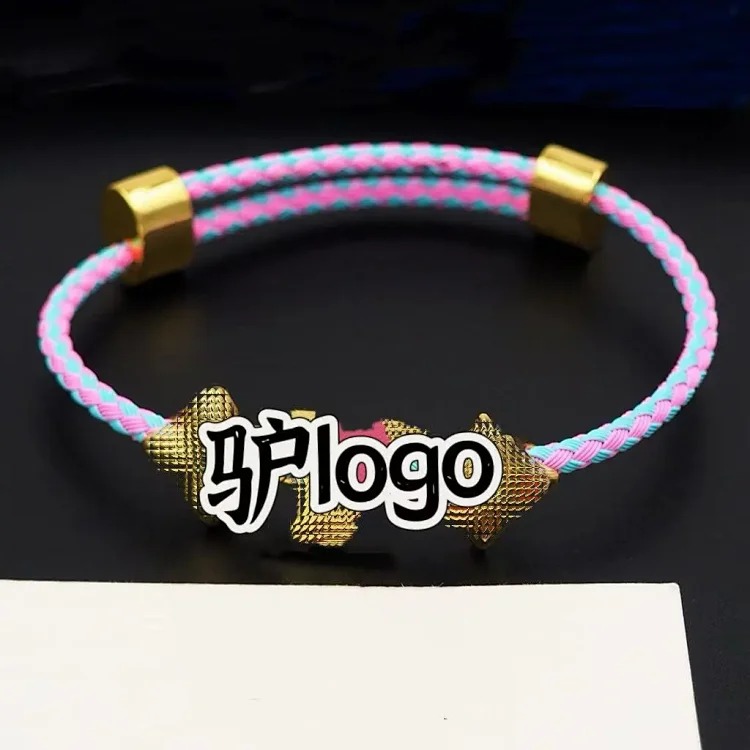 Popular European and American fashion, simple and personalized hand rope bracelets, foreign trade men's and women's temperament versatile bracelets and bracelets