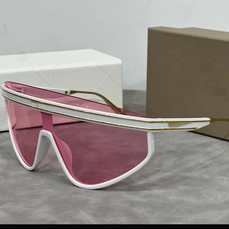 One piece large frame casual fashion sunglasses-CY