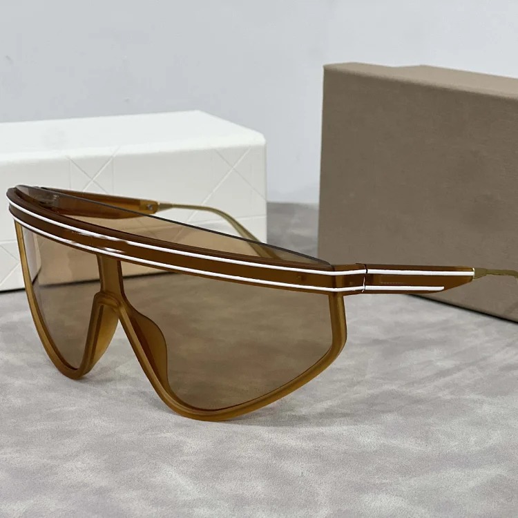 One piece large frame casual fashion sunglasses-CY