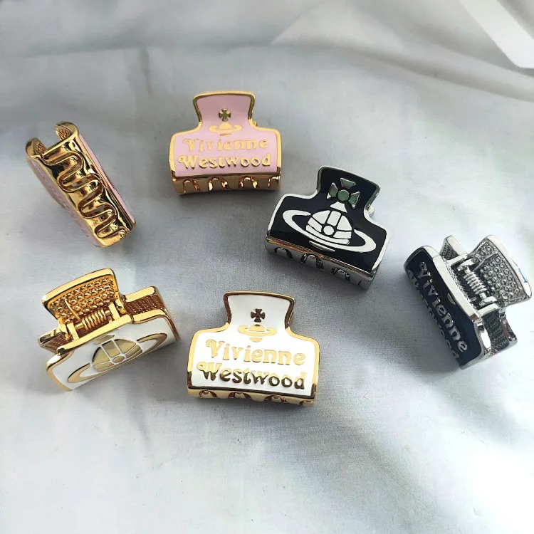 Vivian Sweet Cool Princess Style Colorful Oil Drop Hair Clip Versatile Ins Style Internet Celebrity Clip High-end Saturn Hair Clip