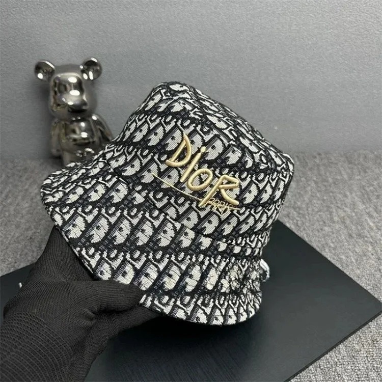D family correct letter fisherman hat trend basin summer versatile autumn and winter bucket hat four seasons sun protection sun hat image 2