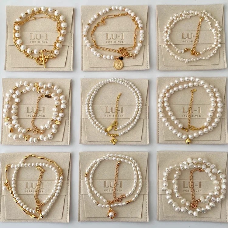 Shijia Pearl Necklace for Women New Daily Versatile Light Luxury Niche Clavicle Chain High-end Necklace Accessories