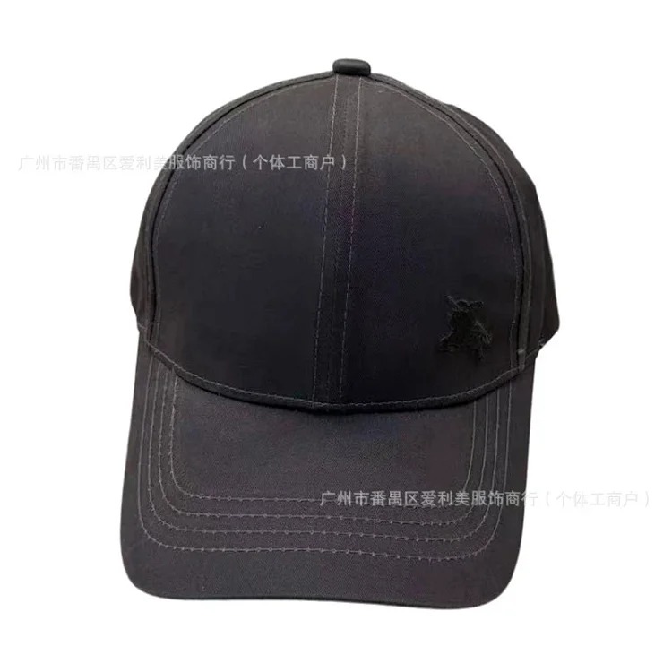 Retro embroidered solid color baseball cap men's spring and summer face-showing small casual peaked cap outdoor sunvisor peaked cap wholesale