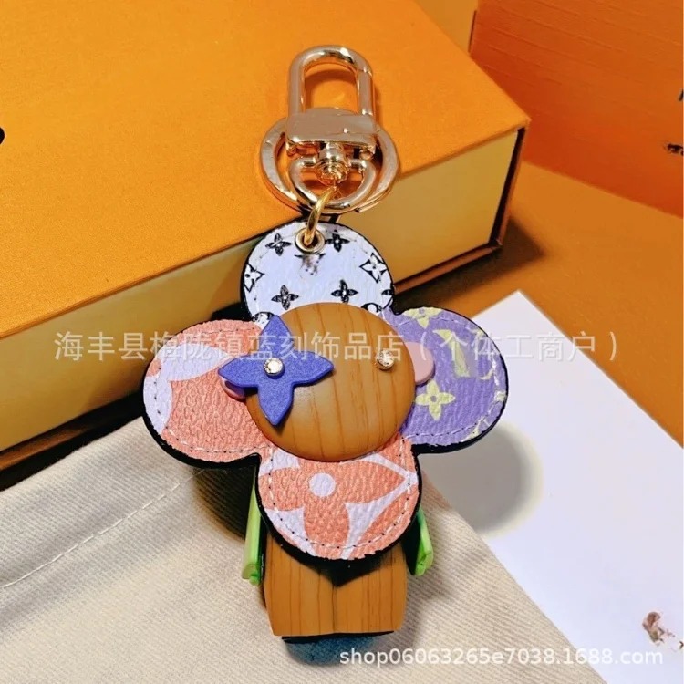 New keychain bag pendant cartoon mascot pendant female sunflower keychain versatile ins style