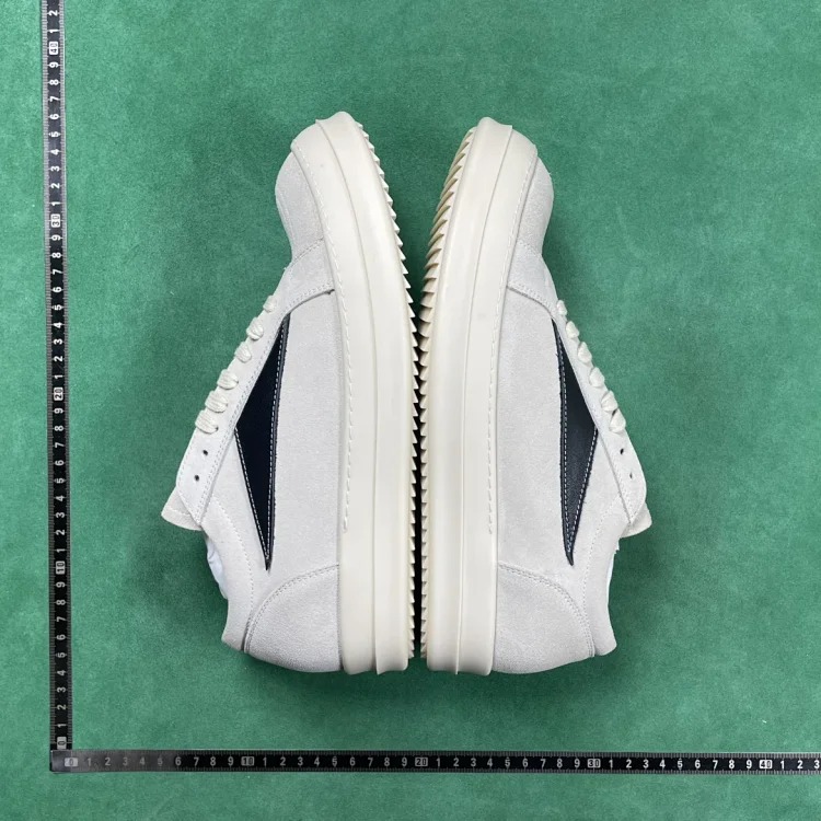 BD 7 first layer cowhide round toe lace-up low-cut sneakers