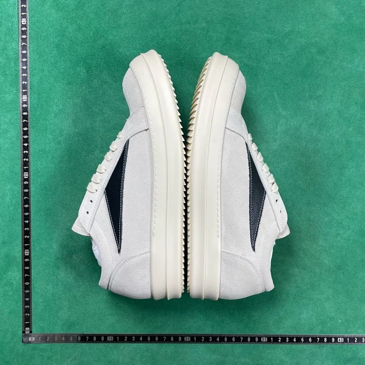 BD 7 first layer cowhide round toe lace-up low-cut sneakers