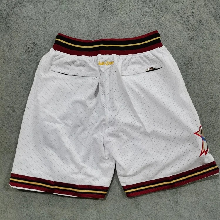 76ers Basketball Pants Dual Four Pocket Embroidered Basketball