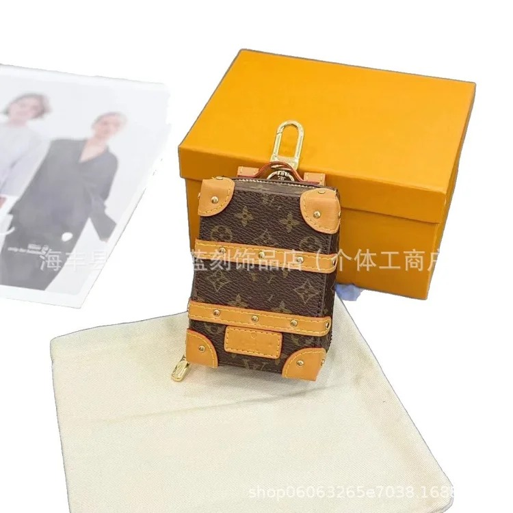 Xiaohongshu Douyin hot selling mini suitcase bag pendant pendant coin car key bag for women