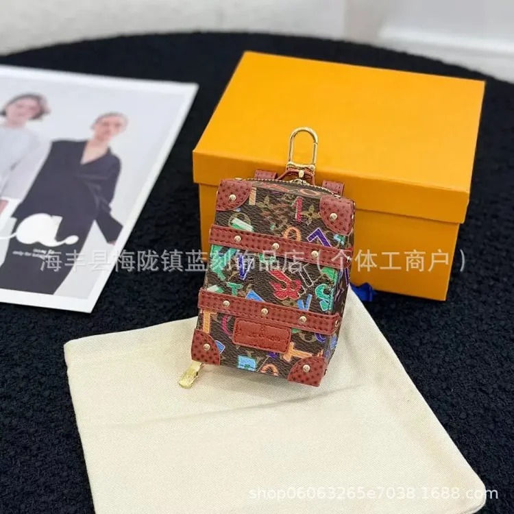Xiaohongshu Douyin hot selling mini suitcase bag pendant pendant coin car key bag for women