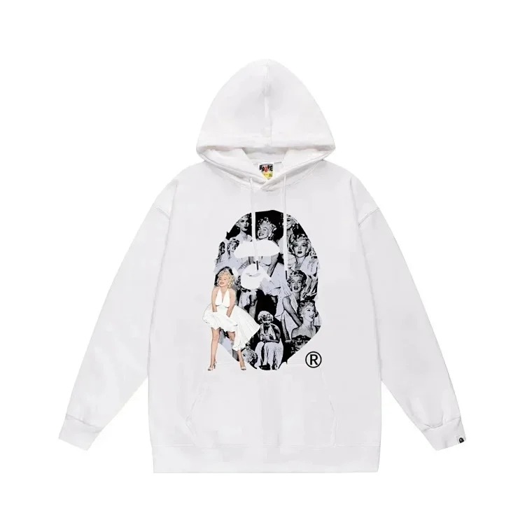 XS05--Fashionable casual hooded sweatshirt