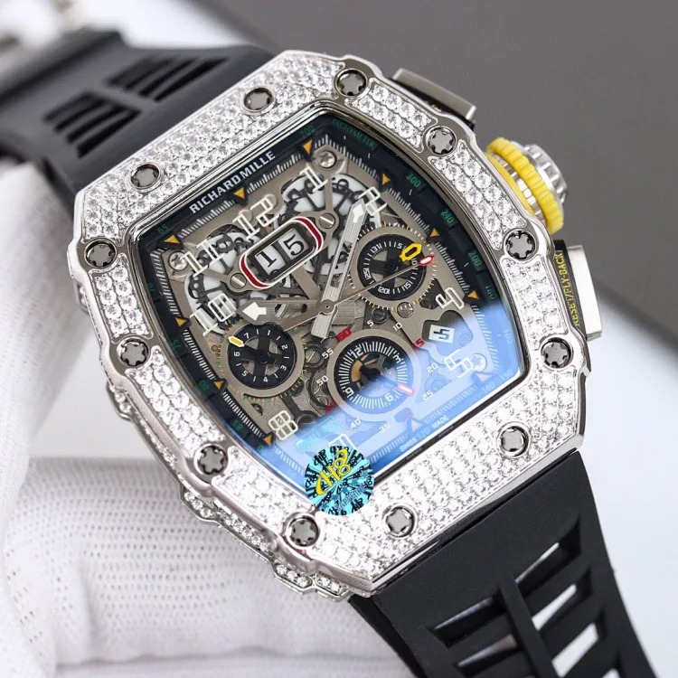 RICHARD MILLE RM11-03 series new full diamond shell men's watch⌚️