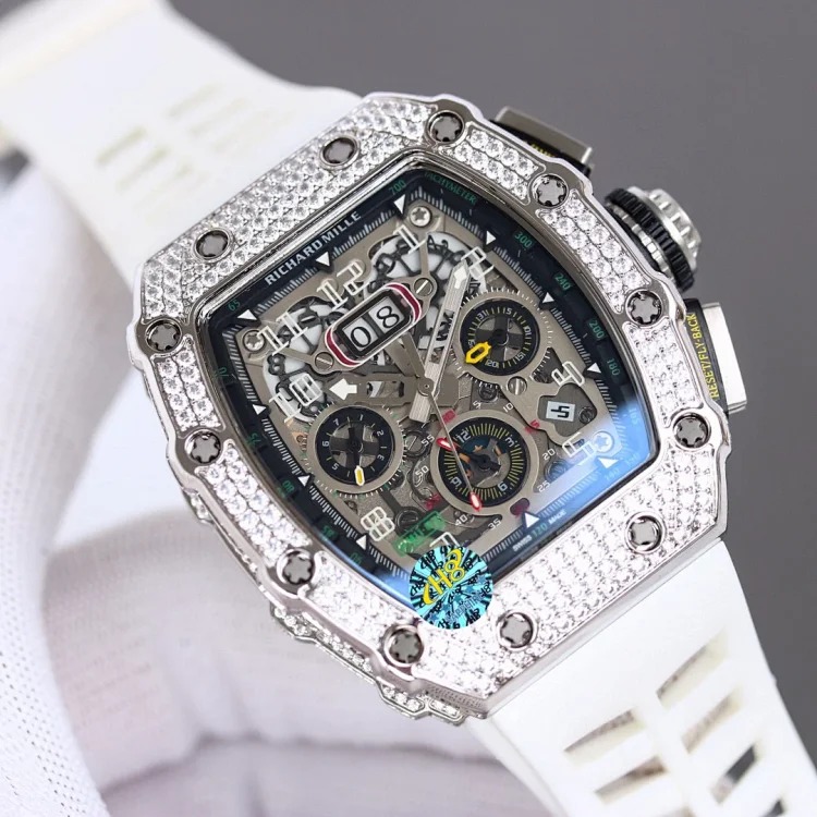 RICHARD MILLE RM11-03 series new full diamond shell men's watch⌚️