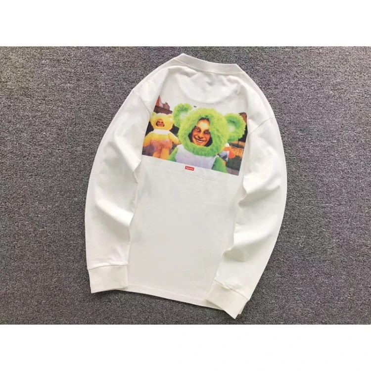 SUPE crew neck long-sleeved T-shirt