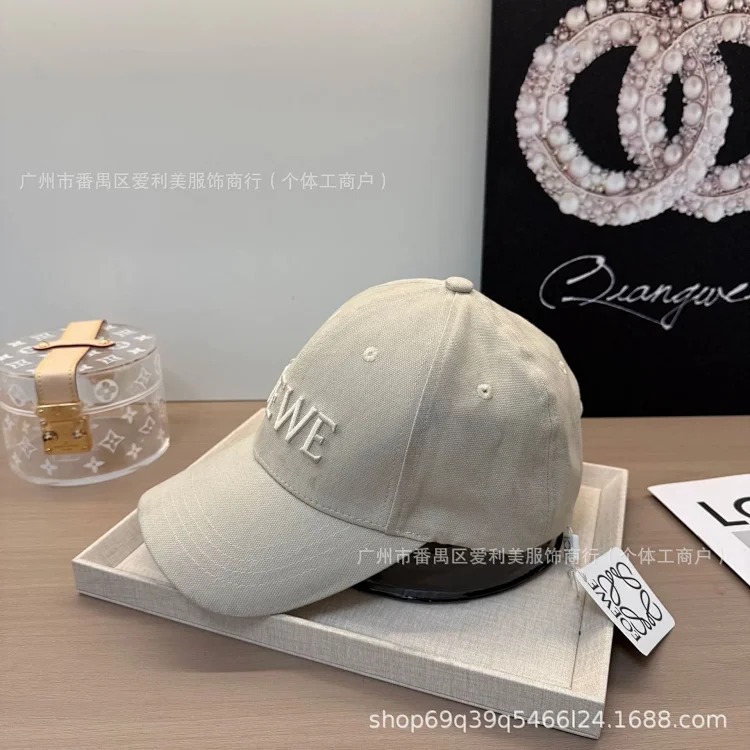 New hat men's hard top embroidered baseball cap Korean solid color casual outdoor peaked cap letter embroidered hat