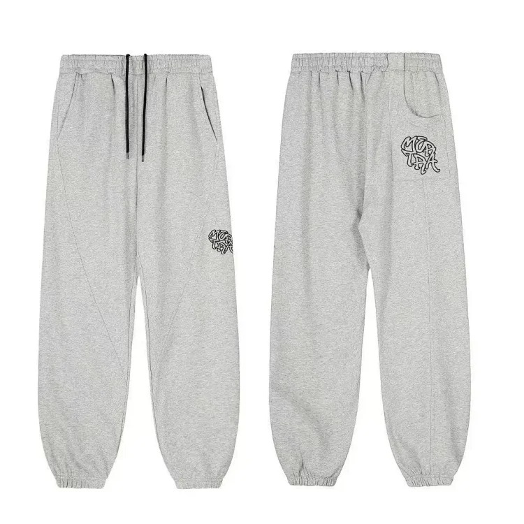 Cross-border foreign trade trendy brand mertra new embroidered letter hooded sweatshirt high street loose casual trousers trendy image 5