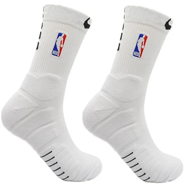 NBA basketball socks sports men's wear-resistant thick towel bottom actual training long-tube elite socks thickened terry men's socks #1