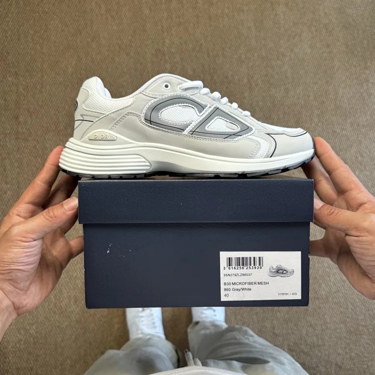 Dior B30 sports shoes, 1:1, not low-end and inferior materials, feel free to compare any on the market, complete package (please note the non-customized code number) image 3