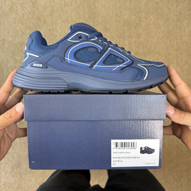 Dior B30 sports shoes, 1:1, not low-end and inferior materials, feel free to compare any on the market, complete package (please note the non-customized code number) image 4