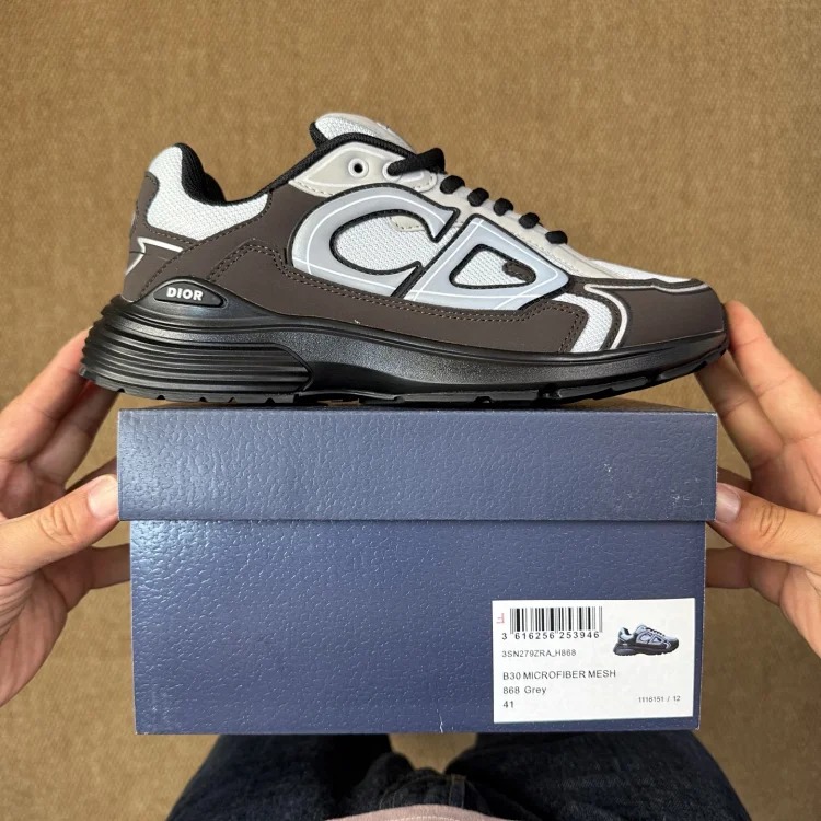 Dior B30 sports shoes, 1:1, not low-end and inferior materials, feel free to compare any on the market, complete package (please note the non-customized code number) image 5