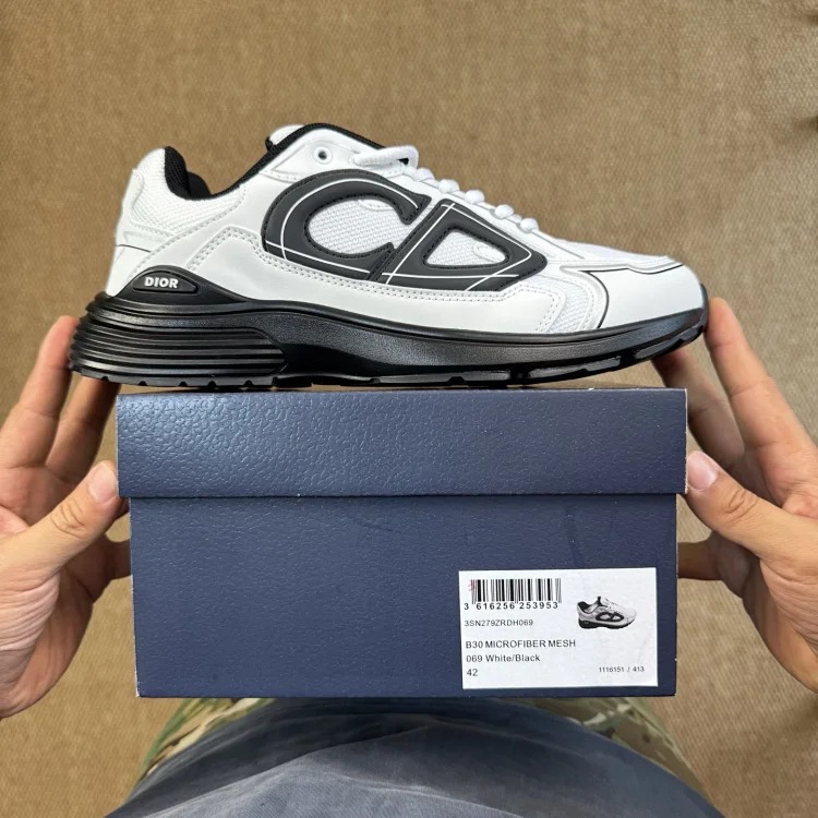 Dior B30 sports shoes, 1:1, not low-end and inferior materials, feel free to compare any on the market, complete package (please note the non-customized code number) image 6