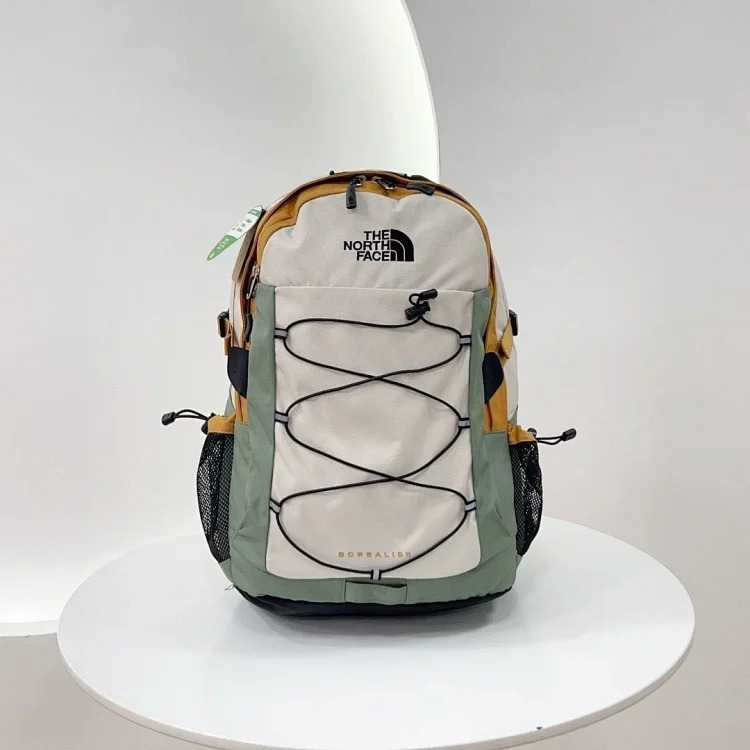 Adidas The Nrth Fce Street Fashion Casual Backpack Men's and Women's Large Capacity Sports Backpack Computer Bag Campus High School College Student Bag