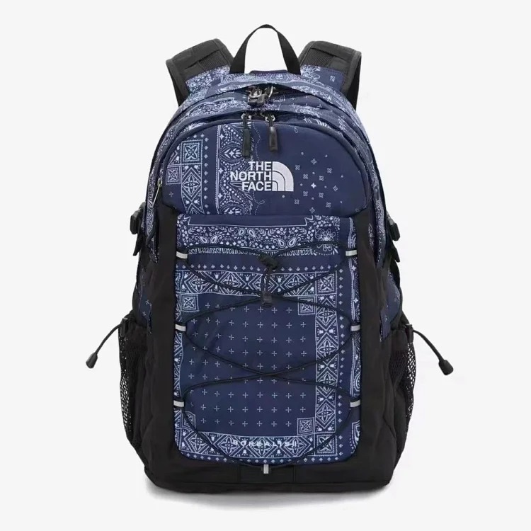 Adidas The Nrth Fce Street Fashion Casual Backpack Men's and Women's Large Capacity Sports Backpack Computer Bag Campus High School College Student Bag