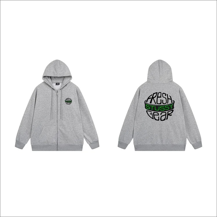 DX22-8 Autumn and winter letter hooded sweatshirt for men and women printed casual zipper cardigan jacket hoodie