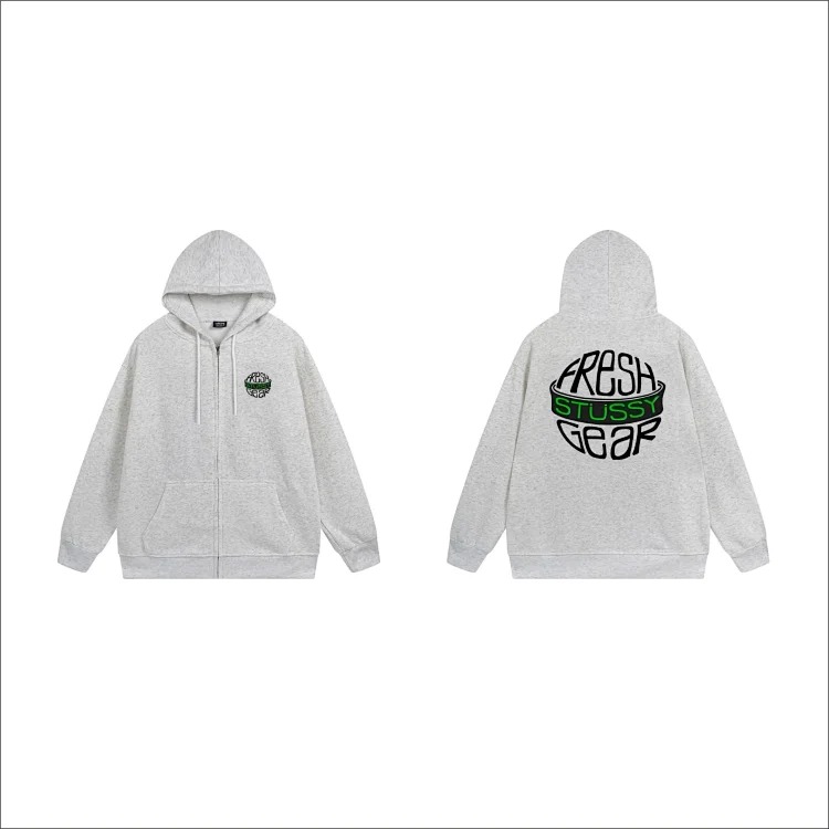 DX22-8 Autumn and winter letter hooded sweatshirt for men and women printed casual zipper cardigan jacket hoodie