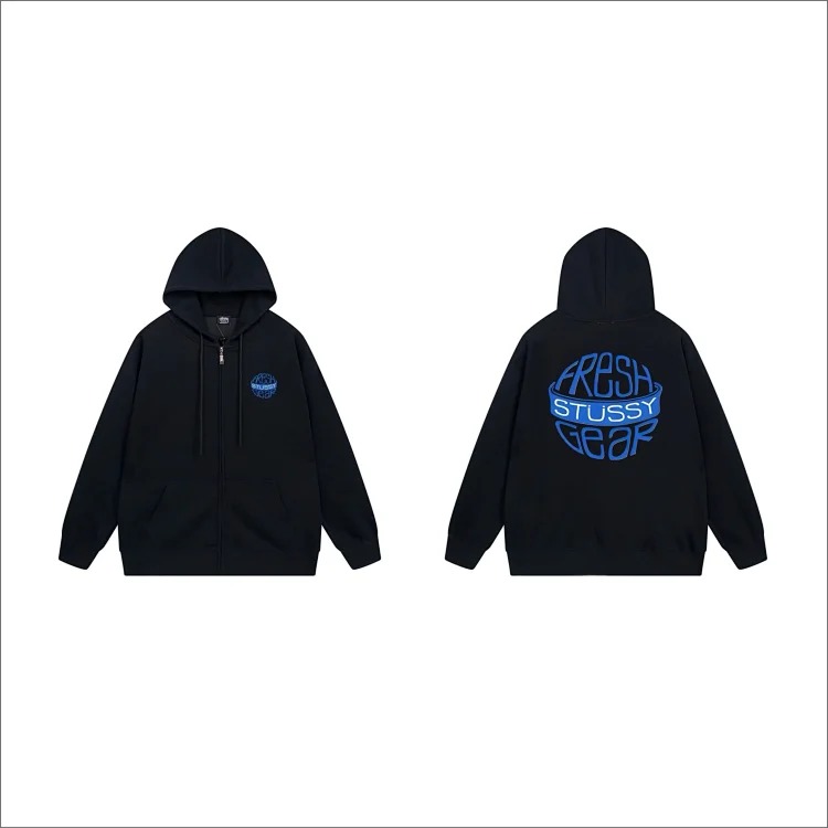 DX22-8 Autumn and winter letter hooded sweatshirt for men and women printed casual zipper cardigan jacket hoodie