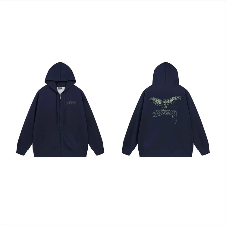 DX22-8 Autumn and winter letter hooded sweatshirt for men and women printed casual zipper cardigan jacket hoodie