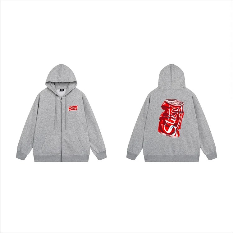 DX22-8 Autumn and winter letter hooded sweatshirt for men and women printed casual zipper cardigan jacket hoodie