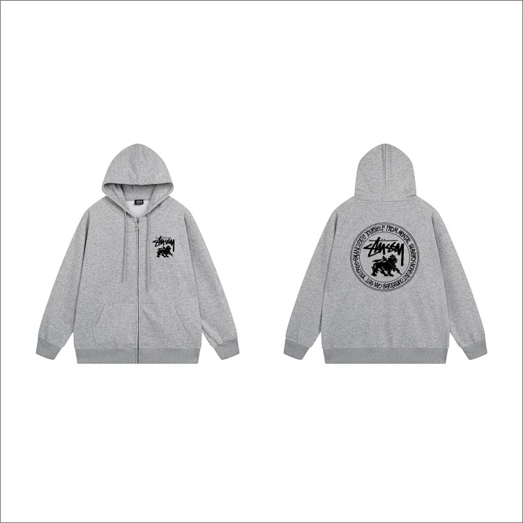 DX22-8 Autumn and winter letter hooded sweatshirt for men and women printed casual zipper cardigan jacket hoodie