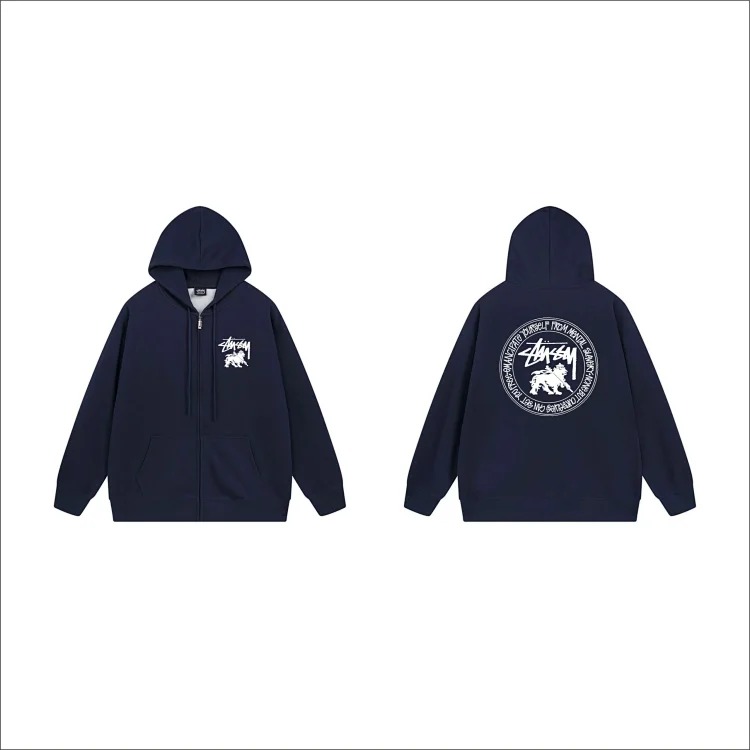 DX22-8 Autumn and winter letter hooded sweatshirt for men and women printed casual zipper cardigan jacket hoodie