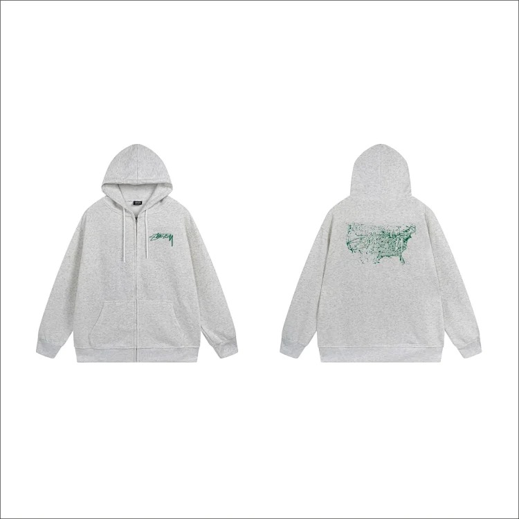 DX22-8 Autumn and winter letter hooded sweatshirt for men and women printed casual zipper cardigan jacket hoodie