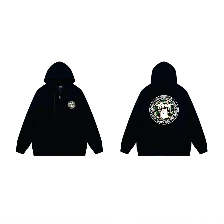 DX22-8 Autumn and winter letter hooded sweatshirt for men and women printed casual zipper cardigan jacket hoodie