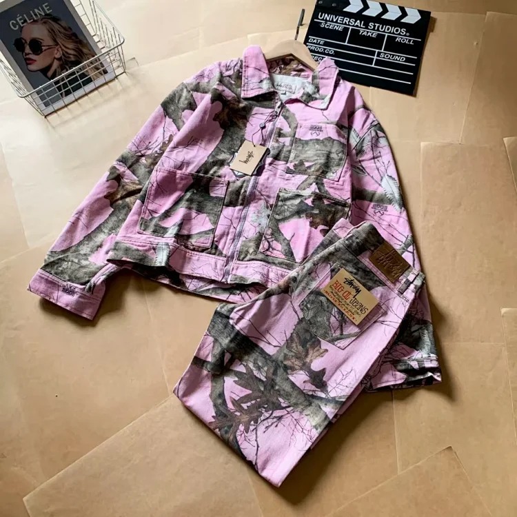 DX22-9 Autumn classic camouflage denim suit