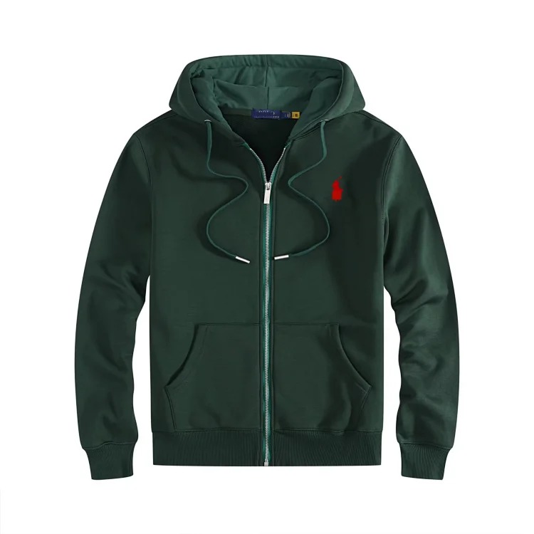 Ralph Lauren sweatshirt autumn and winter style jacket fashionable long-sleeved zipper cardigan