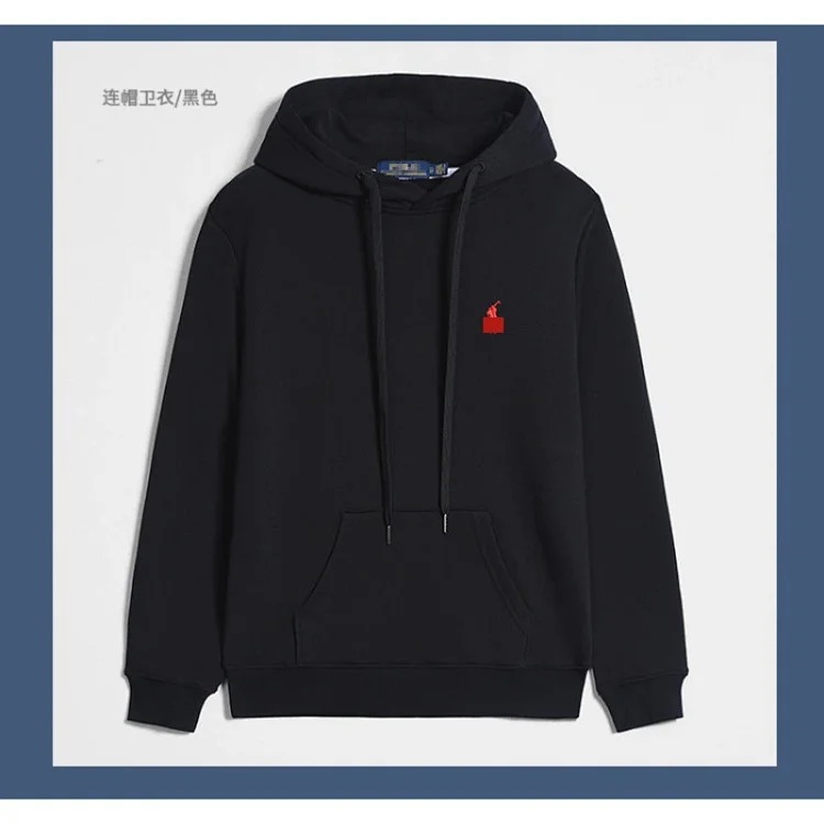 Ralph Lauren sweatshirt autumn and winter style jacket fashionable long-sleeved zipper cardigan