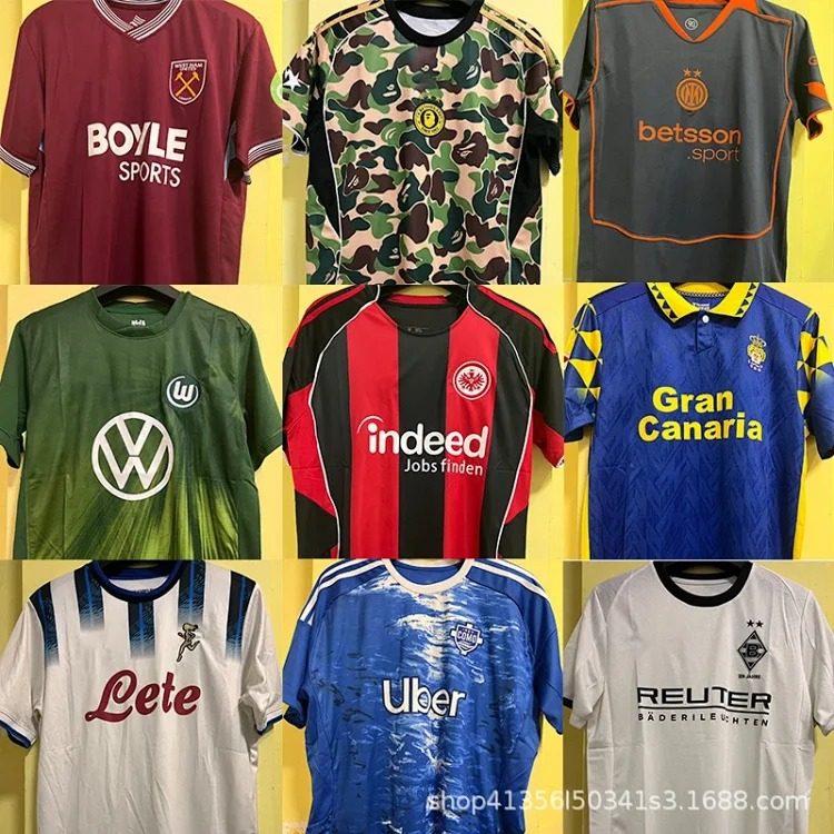 2526 Unpopular Football Jersey West Ham Yuan Headman Wolfsburg Frankfurt Las Palmas Jersey