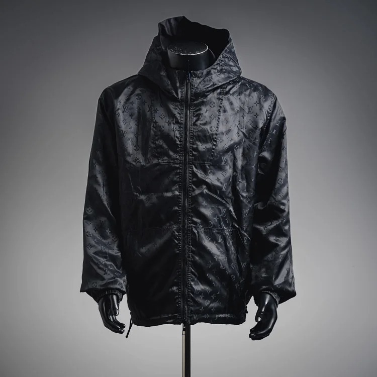 Dark pattern jacquard reversible jacket, 1:1 original