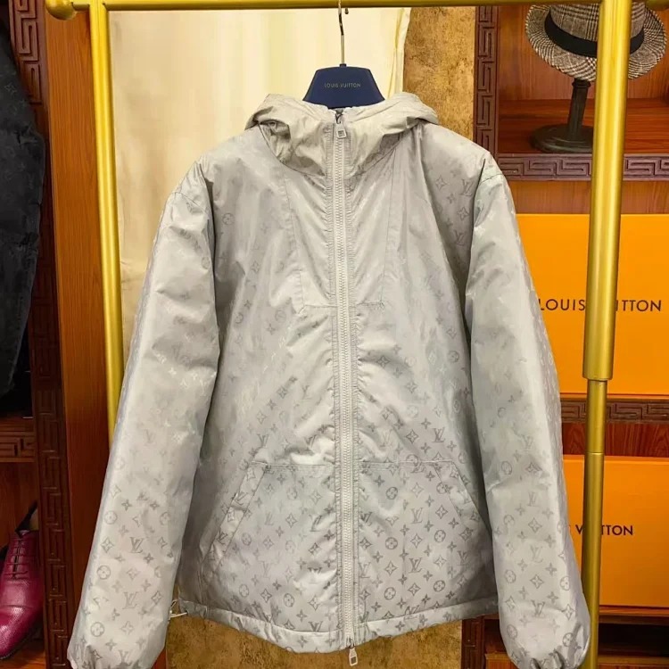 Dark pattern jacquard reversible jacket, 1:1 original